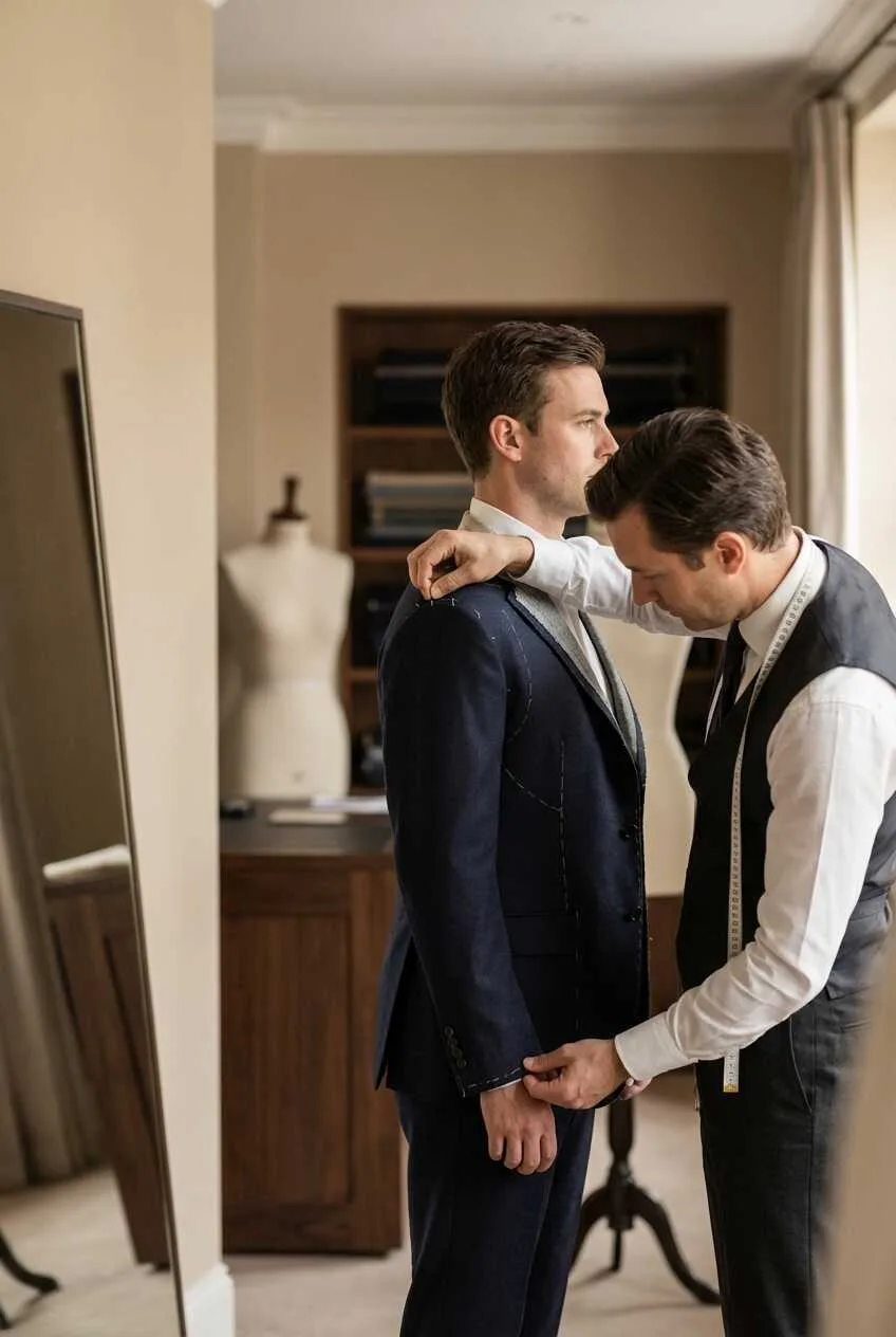 Bespoke suit fitting Jakarta