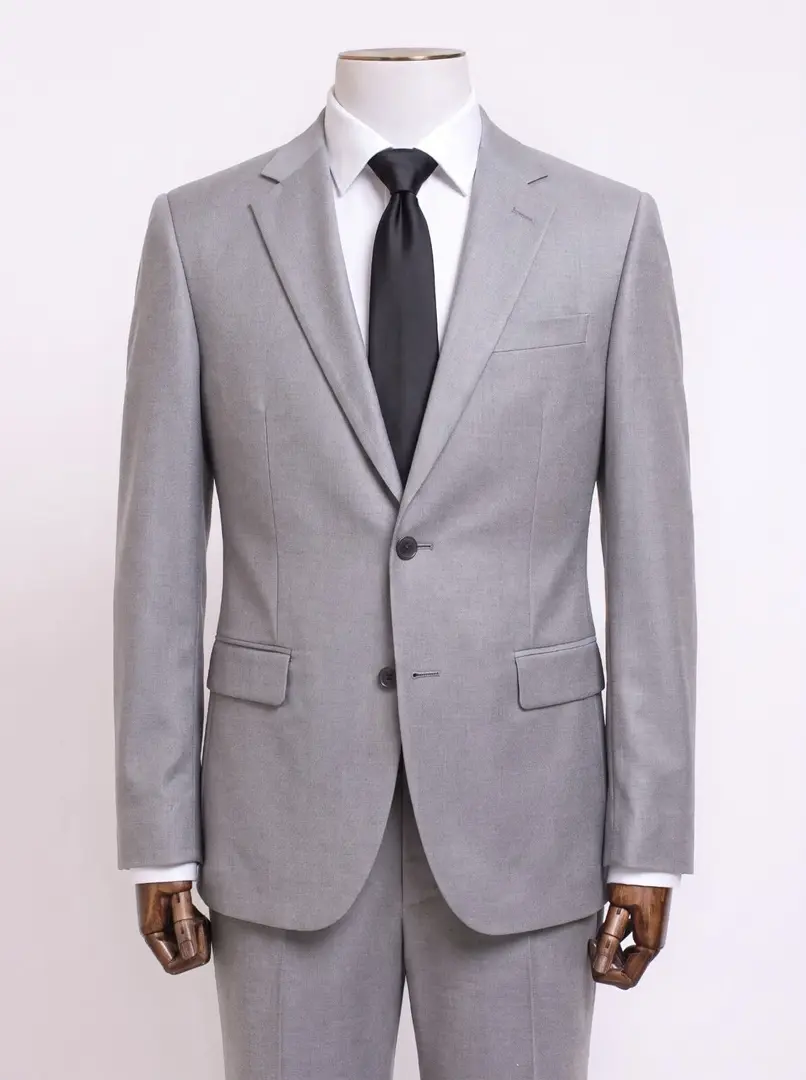 Custom grey corporate suit for a company team